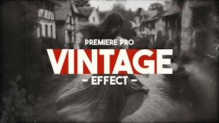 Premiere Pro Template Retro Film Effect [upl. by Claudio225]