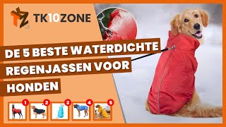 De 5 beste waterdichte regenjassen voor honden [upl. by Nolubez]