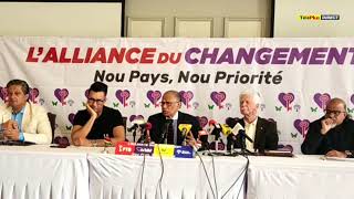 Conférence de presse de lAlliance du Changement [upl. by Dalenna945]