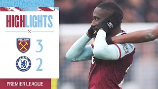 West Ham 32 Chelsea  Masuaku Scores Late Winner  Premier League Highights [upl. by Ernesto]