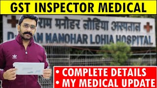 GST Inspector Medical Test Complete Details gst amp excise inspector medical examination full process [upl. by Zobias]