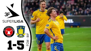 FC Midtjylland vs Brøndby IF 15 Highlights 3F Superliga [upl. by Flowers]