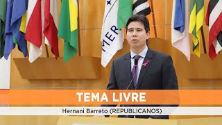 Tema Livre  HERNANI BARRETO REPUBLICANOS 23102024 [upl. by Annoval]