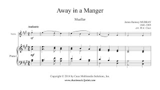 Murray  Away in a Manger  Violin [upl. by Kwang]