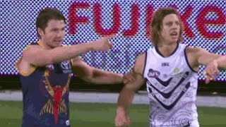 Battle of the titans Fyfe v Dangerfield [upl. by Odradlig81]