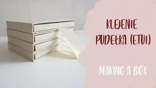 Jak zrobić pudełko etui na książkę  Making a box  Bookbinding [upl. by Bornstein]