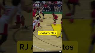 RJ Abarrientos and Justin Brownlee connection GinebravsSanMiguel 21 [upl. by Ellan]