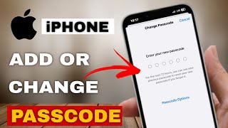 How to Add or Change Passcode on iPhone iOS 18 Guide [upl. by Danette345]