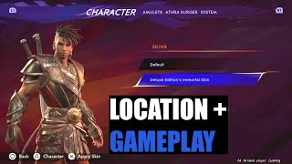 Prince of Persia The Lost Crown IMMORTAL OUTFIT  Deluxe Edition   LOCATION  SHOWCASE [upl. by Myrvyn852]