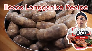 Ilocos Longganisa Racipe  Authentic Ilocos Longganisa  asmr food mukbang [upl. by Hsinam]