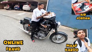 Online Nike Shoe Fraud 😡 Delivery Boy Scam [upl. by Aranat]