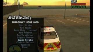 ELM v9 for GTA SA Emergency Light Mod  Released [upl. by Idelle]