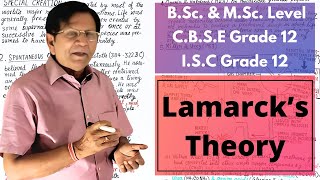 Lamarck’s Theory of Inheritance of Acquired Characteristics  BSc amp MSc Level  Grade 12 Bio [upl. by Celina]