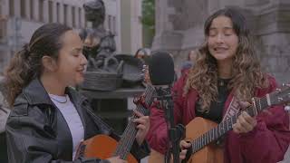 Two sisters light up Dublin with a magical street performance ❤️ [upl. by Ailaroc]