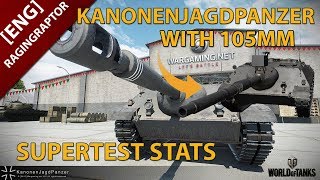 ENG World of Tanks KANONENJAGDPANZER WITH 105 MM GUN PREVIEW [upl. by Cowie]