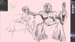 Shishio Makotos sketch Part 1 [upl. by Machos653]