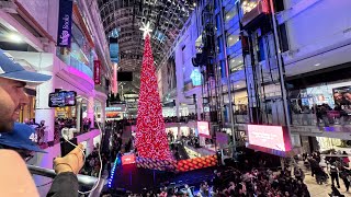 LIVE  CF Eaton Centre Christmas Tree Lighting Ceremony  Tallest Tree in Canada [upl. by Ronnie]