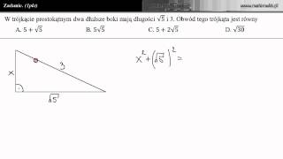 Zadanie 13  trening do matury z matematyki [upl. by Yelnet]