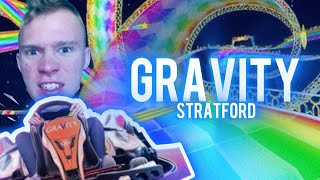 Go Kart Race POV Gravity Stratford [upl. by Yzmar]