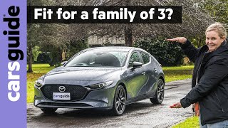 2022 Mazda 3 Turbo Premium Plus Sedan  Full Review and Impressions  Allcarnews [upl. by Lleval225]