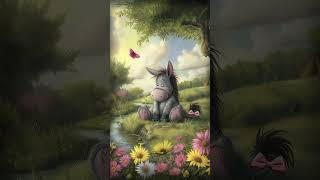 Galaxy Premium Theme  Floral Meadow Donkey Animated Lockscreen [upl. by Publus]