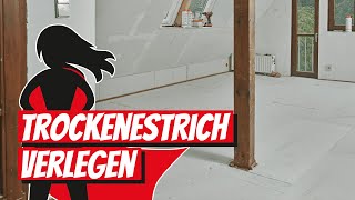 Trockenestrich verlegen  Bauhelden [upl. by Eita]