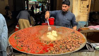 BARFI KALEJI RECIPE  Peshawari Tawa Fry Kaleji Making  Bloody Red Masaledar Beef Liver Cooking [upl. by Kaden]