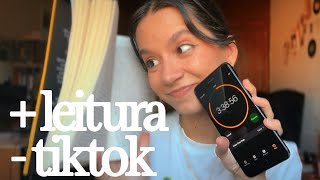 5 dias trocando tempo do tiktok por leitura ✧  desafio literário 01 [upl. by Elttil]