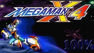 Mega Man X4 X  Walkthrough 100 HD [upl. by Marko]