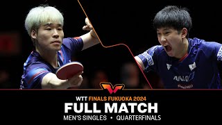 FULL MATCH  Jang Woojin vs Tomokazu Harimoto  MS QF  WTTFukuoka 2024 [upl. by Fairweather]