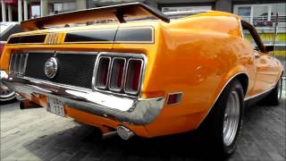 1970 Ford Mustang Mach 1 351 cobra jet  startup and details [upl. by Yro]