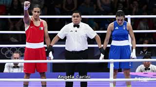 Angela Carini Abandons Olympic Fight After 46 Seconds Against Imane Khelif [upl. by Zat275]