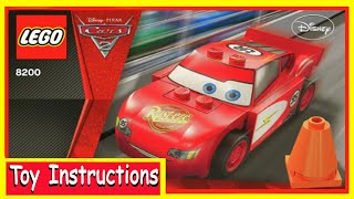 Lego Building Instructions  Disney Lightning McQueen Cars 2 8484 Toy Instructions [upl. by Rainie635]