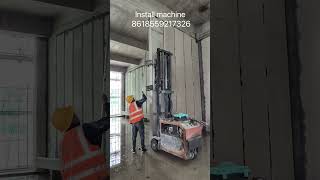 Wall panels Installation machine [upl. by Anah]