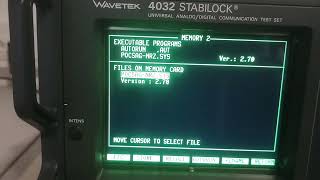 WAVETEK 4032 STABILOCK POCSAG Melder test [upl. by Line684]