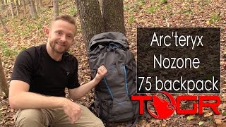 Arcteryx Nozone 75 backpack [upl. by Alyworth]