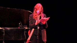 Patti Smith  The Tiger by William Blake Performed at the Wadsworth Atheneum [upl. by Sterrett]