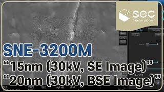 SECSEM TabletopSEM SNE3200M Operation [upl. by Burkle]