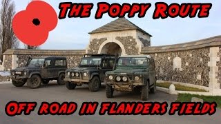 HD The Poppy Route Off road in flanders fields [upl. by Akoyin814]