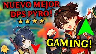 🔥 ASI ES GAMING  NUEVO BRUTAL DPS PYRO  Genshin  🐤 [upl. by Kimberli]