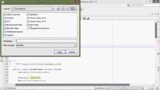 Example of using Swing JFileChooser [upl. by Eenaffit]