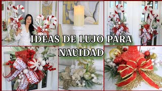 LINDAS MANUALIDADES PARA HACER Y DECORAR EN NAVIDAD 2024 [upl. by Lirbij]