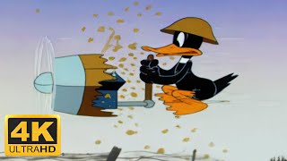 Looney Tunes  Daffy The Commando 1943 Remastered 4K 60FPS [upl. by Coulter615]