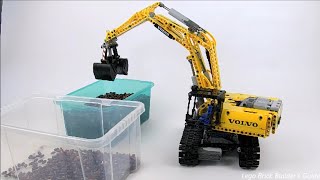 LEGO Technic RC Volvo Excavator MOC [upl. by Aihsenet]