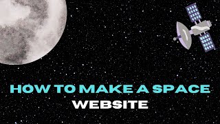 How to make a space website using bootstrap 5 stable version read description [upl. by Hauck]