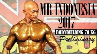 DAMAS RAGA ARIO RONI MrIndonesia UTCHotel Semarang 2017  Bodybuilding70KG Preliminary part 1 [upl. by Ellohcin992]