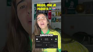 BRASIL 4x1 PARAGUAI VINI JR MELHOR DO MUNDO PAQUETA😳🇧🇷🔥🇵🇾 [upl. by Alyahsal]