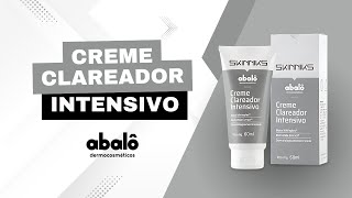 CREME CLAREADOR INTENSIVO  ABALÔ COSMÉTICOS [upl. by Socher115]