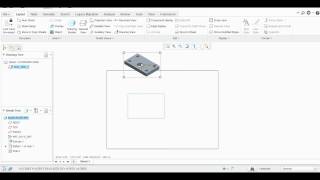 DRAWING INTRODUCTION IN CREO PARAMETRIC [upl. by Einal]