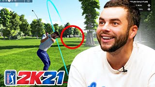 MY DREAM COURSE IN PGA TOUR 2K21 [upl. by Akiemahs]